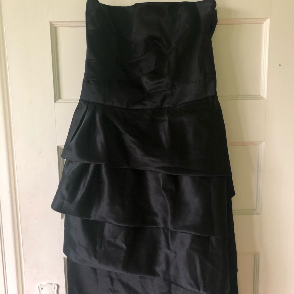 Cute black bridesmaid/cocktail dress.